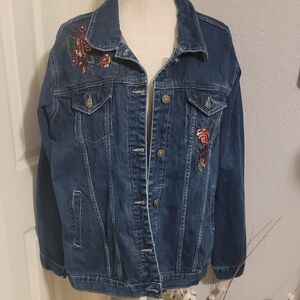 Embroidered Denim Jacket